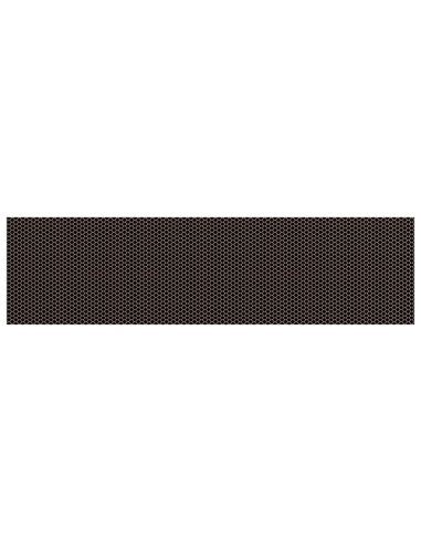 Tappeti per scale 15 pz 76 x 20 cm Motivo a rete nero