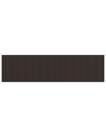 Tappeti per scale 15 pz 76 x 20 cm Motivo a rete nero