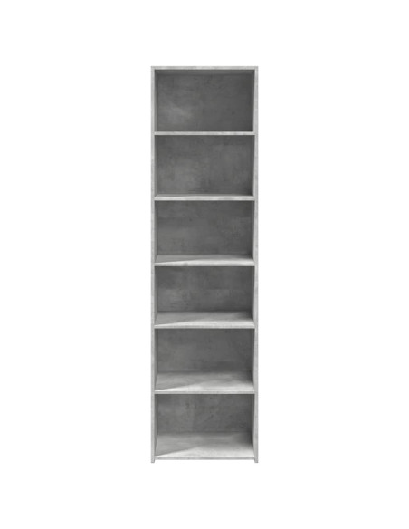 Credenza Grigio Cemento 50x41x185 in Legno Multistrato