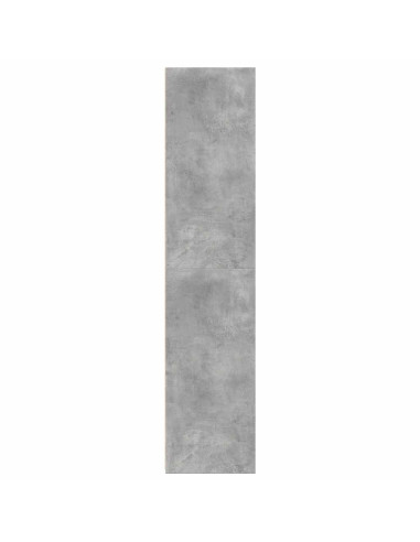 Credenza Grigio Cemento 50x41x185 in Legno Multistrato