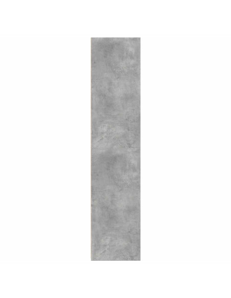 Credenza Grigio Cemento 50x41x185 in Legno Multistrato