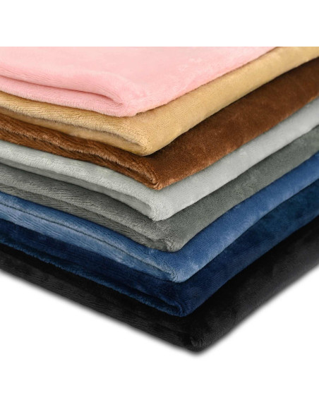 Cuscino da Lanciare 2 pz HOUTEN Azzurro 40 x 80 cm Flanella