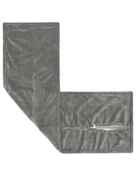 Cuscino da Lanciare HOUTEN Grigio Scuro 40 x 145 cm Flanella