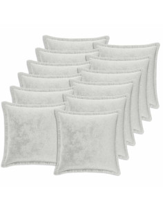 Cuscino da Lanciare 12 pz HOUTEN Grigio Chiaro 40 x 40 cm 2