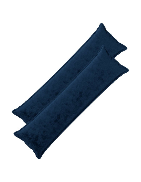 Cuscino da Lanciare 2 pz HOUTEN Blu navy 40 x 145 cm Flanella
