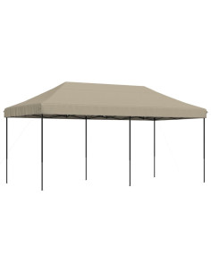 Tenda da Festa Pieghevole Pop-Up Tortora 580x292x315 cm