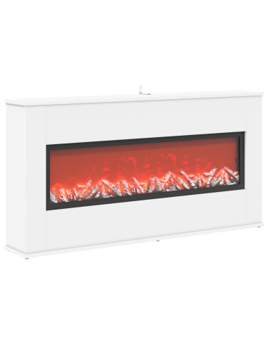 Caminetto elettrico Bianco 114 x 18 x 58,5 cm