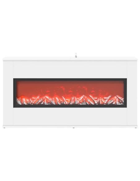 Caminetto elettrico Bianco 114 x 18 x 58,5 cm