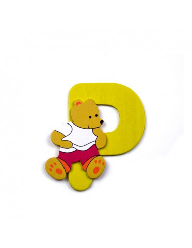 Accessorio decorativo Baby Idea 23000946 Lettera P Assortito