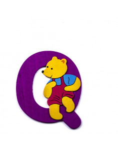 Accessorio decorativo Baby Idea 23000947 Lettera Q Assortito
