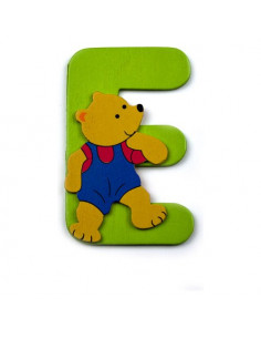Accessorio decorativo Baby Idea 23000935 Lettera E Assortito