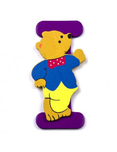 Accessorio decorativo Baby Idea 23000939 Lettera I Assortito