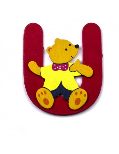 Accessorio decorativo Baby Idea 23000951 Lettera U Assortito