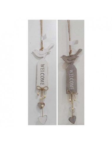 Accessorio decorativo Amicasa Art 23 Pendaglio Welcome Assortito