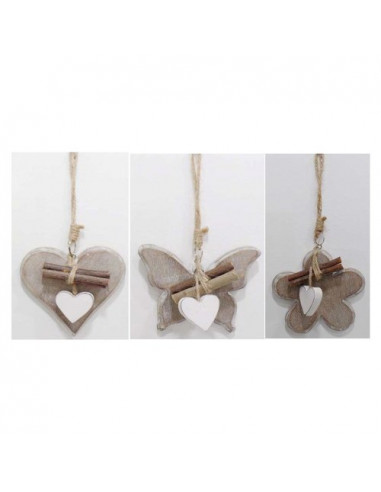Accessorio decorativo Amicasa Art 39 Pendaglio Cuore, Farfalla, Fiore