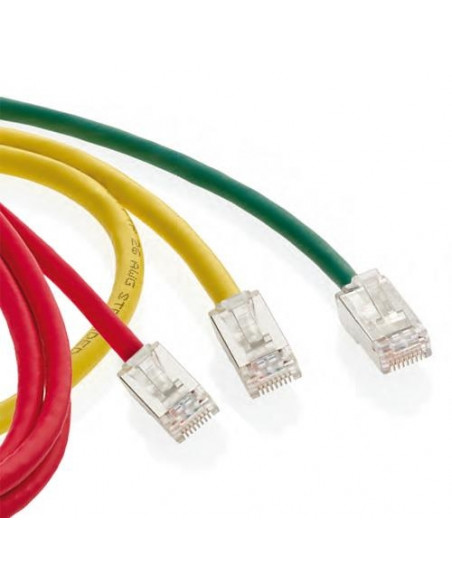 AC6PCF050-8CCHB - Cat 6A 5.0m Stranded 4 Pair RJ45  Blade Patch Cord Grey LSHF/LSZH IEC 332.1 Sheathed