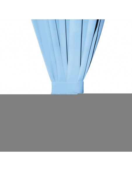 2 Pz Tende Oscuranti Occhielli in Metallo 135x245 cm Turchese