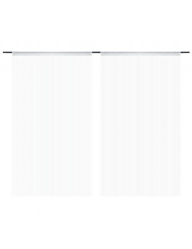 2 Pz Tende a Fili 100x250 cm Bianche