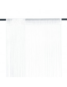 2 Pz Tende a Fili 140x250 cm Bianche