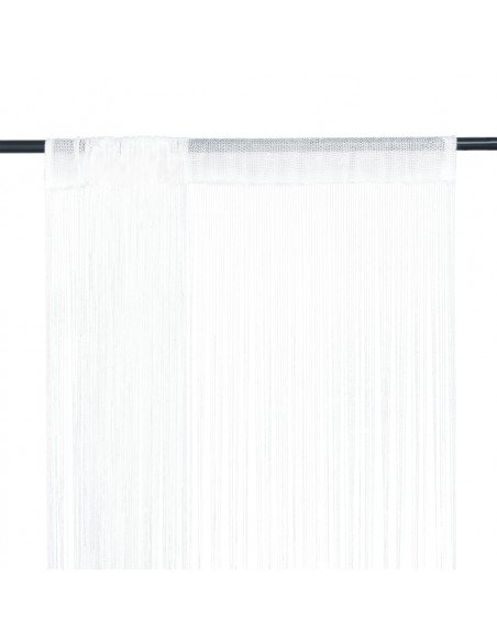 2 Pz Tende a Fili 140x250 cm Bianche