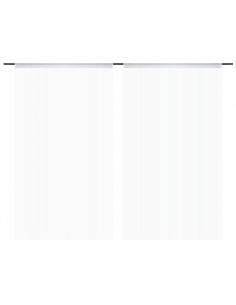 2 Pz Tende a Fili 140x250 cm Bianche 2