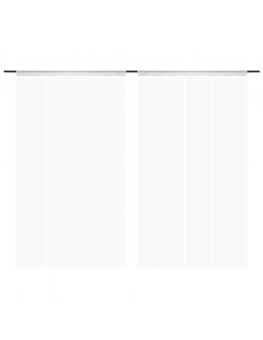2 Pz Tende a Fili 140x250 cm Bianche