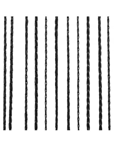 2 Pz Tende a Fili 100x250 cm Nere