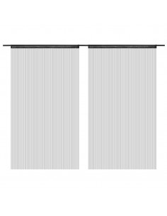 2 Pz Tende a Fili 140x250 cm Nere 2