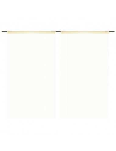 2 Pz Tende a Fili 100x250 cm Crema