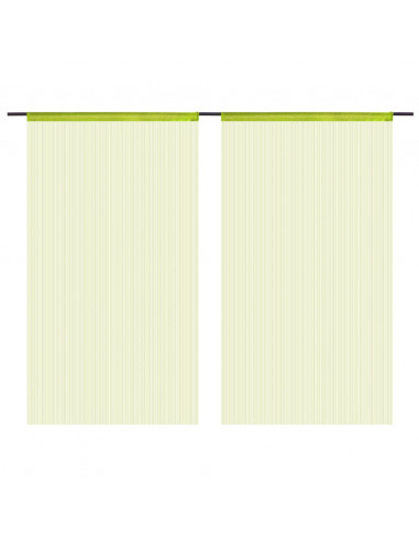 2 Pz Tende a Fili 140x250 cm Verdi