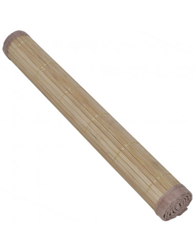 6 Tovagliette di Bamboo 30 x 45 cm Marrone