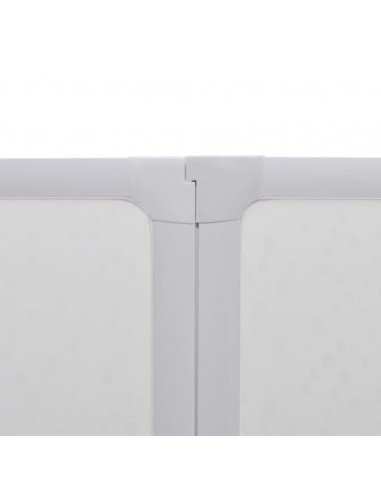 7 Pannelli pieghevoli con porta-asciugamano 140 x 168 cm doccia bagno