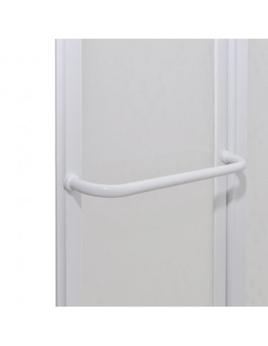 7 Pannelli pieghevoli con porta-asciugamano 140 x 168 cm doccia bagno