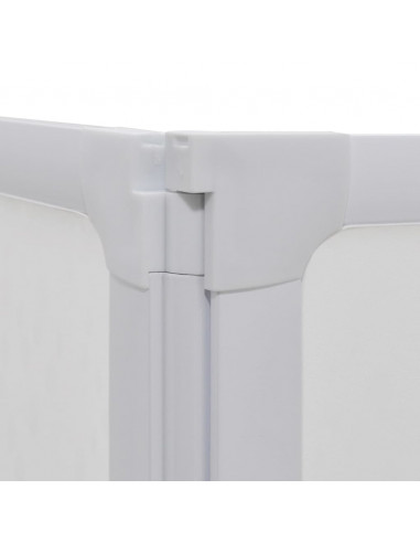 7 Pannelli pieghevoli con porta-asciugamano 140 x 168 cm doccia bagno