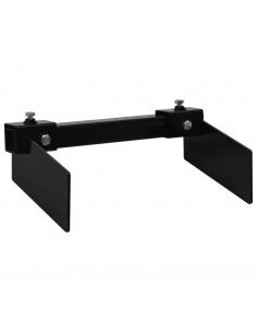 Adattatore Spazzaneve per Tosaerba Nero 2