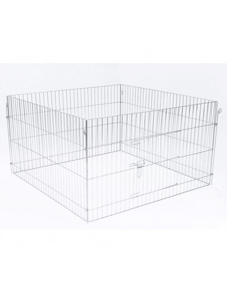 @Pet Recinto per Animali da Esterno Complete 116x116x65 cm in Metallo