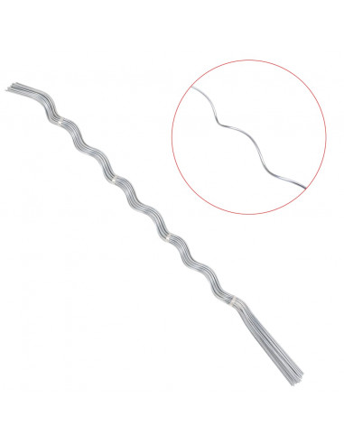 20 pz Supporti a Spirale per Piante 170 cm in Acciaio Zincato