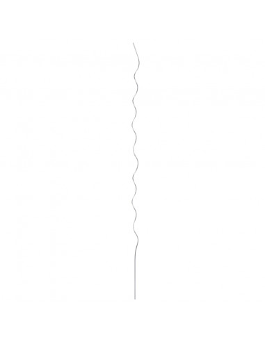 5 pz Supporti a Spirale per Piante 170 cm in Acciaio Zincato