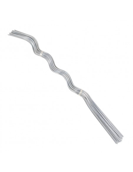 20 pz Supporti a Spirale per Piante 110 cm in Acciaio Zincato