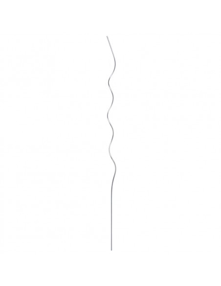 20 pz Supporti a Spirale per Piante 110 cm in Acciaio Zincato