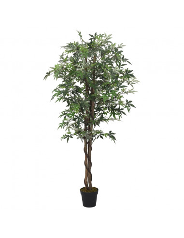 Acero Artificiale 672 Foglie 180 cm Verde