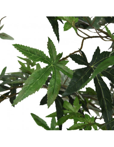 Acero Artificiale 224 Foglie 80 cm Verde