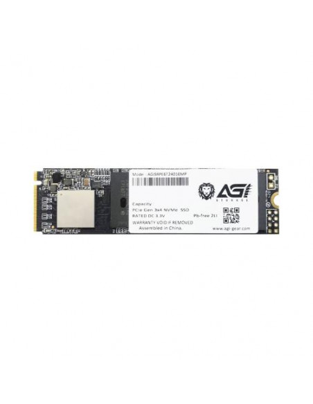 AGI SSD INTERNO M.2 2TB PCIE 2280 Gen. 3x4 Read/Write 3500/3270 - DRAM CACHE