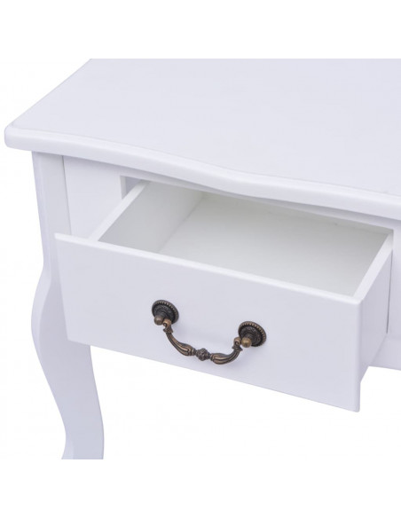 Armadietti da letto 2 pezzi MDF Bianco