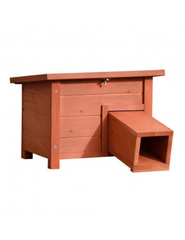 @Pet Casetta per Ricci Legno Marrone