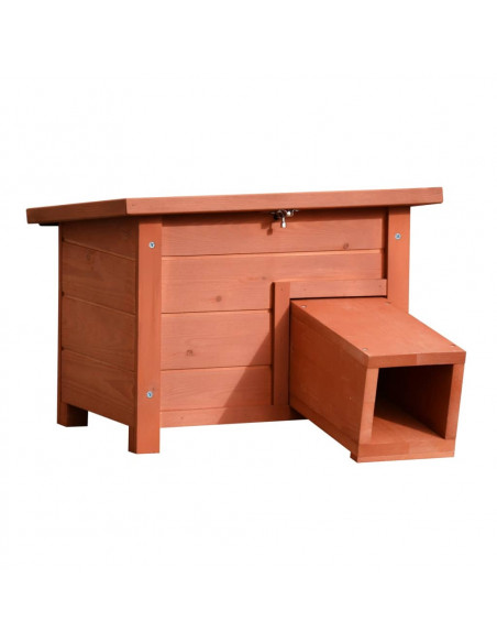 @Pet Casetta per Ricci Legno Marrone