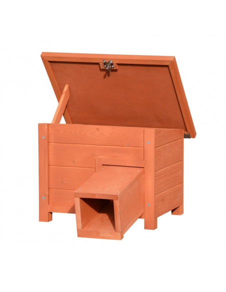 @Pet Casetta per Ricci Legno Marrone