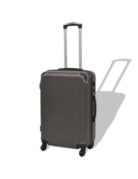 4 Pz. Set di Trolley Rigidi Antracite