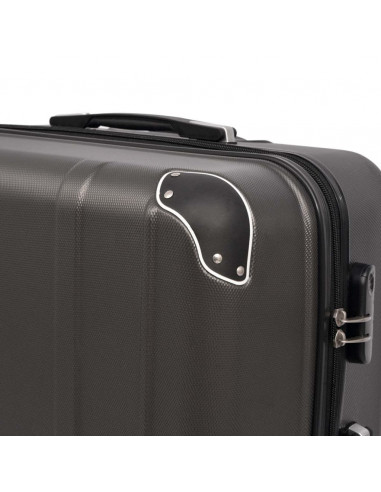 4 Pz. Set di Trolley Rigidi Antracite