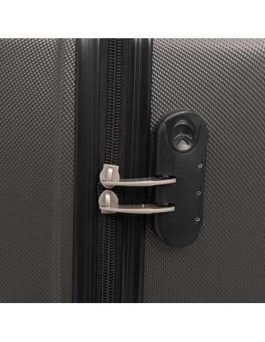 4 Pz. Set di Trolley Rigidi Antracite